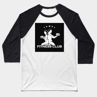 Athletic or Fitness Club Emblem Baseball T-Shirt